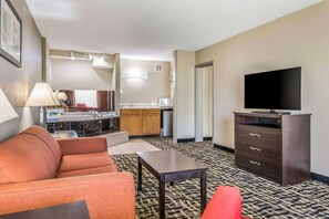 Suite, 1 King Bed with Sofa bed, Non Smoking | In-room safe, desk, blackout drapes, iron/ironing board