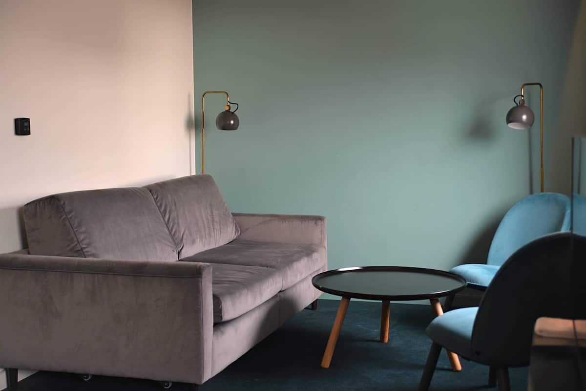 family room, non smoking | hypo-allergenic bedding, desk, laptop workspace, blackout curtains