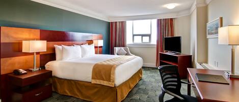 1 bedroom, premium bedding, desk, iron/ironing board