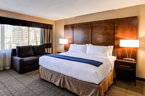 Suite, 1 King Bed (Additional Living Area) | Premium bedding, in-room safe, desk, blackout drapes - Holiday Inn Express Washington DC N-Silver Spring by IHG (Silver Spring)