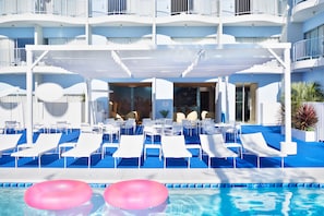 Outdoor pool, open 9:00 AM to 11:00 PM, pool loungers - The Standard Hollywood (West Hollywood)