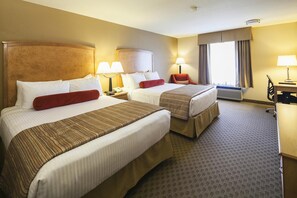 1 bedroom, premium bedding, pillowtop beds, desk