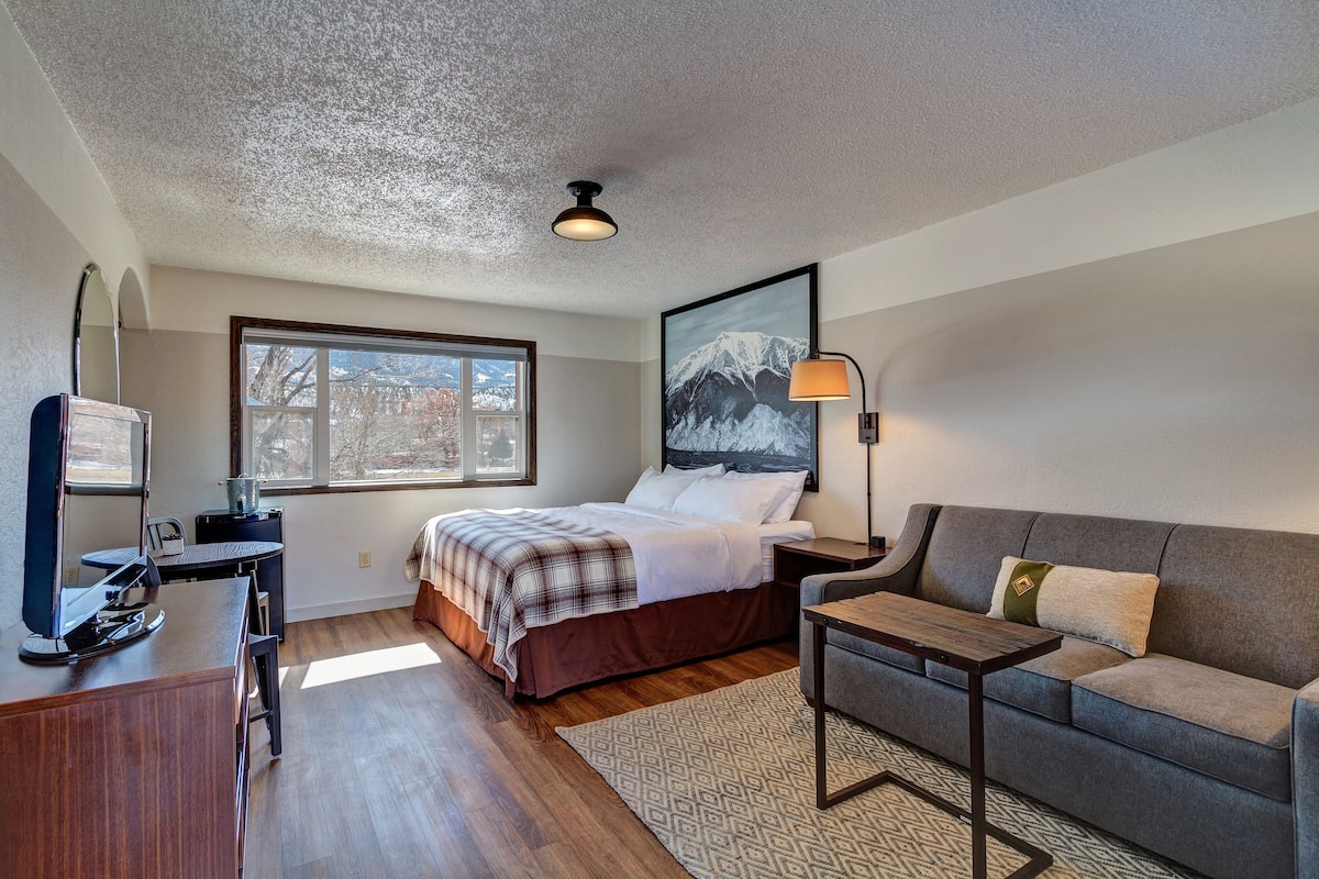 Meadow King | Desk, free WiFi, bed sheets
