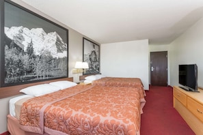 Room, 2 Queen Beds | Iron/ironing board, cribs/infant beds, free WiFi, bed sheets
