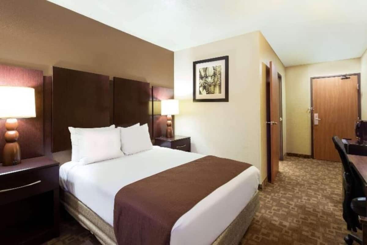 Desk, iron/ironing board, free WiFi, bed sheets