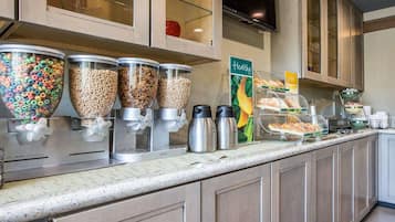 Free daily on-the-go breakfast