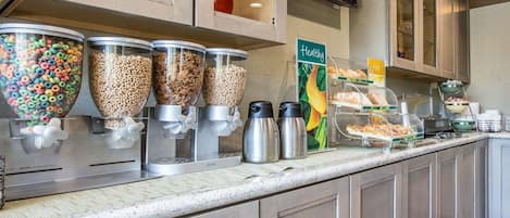 Free daily on-the-go breakfast