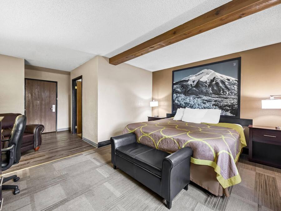 Room, 1 King Bed, Accessible, Non Smoking (Mobility) | Desk, laptop workspace, free cribs/infant beds, rollaway beds