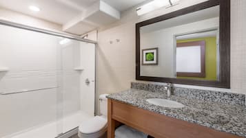 Free toiletries, hair dryer, towels