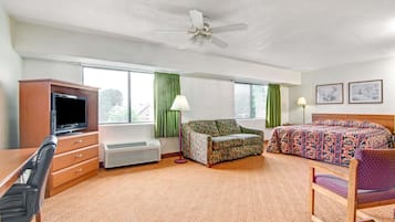 Studio Suite, 1 King Bed, Smoking | In-room safe, desk, iron/ironing board, free cots/infant beds