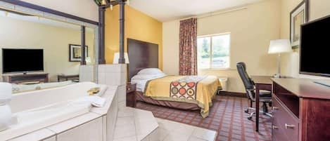 Studio Suite, 1 Tempat Tidur Queen, Bebas Asap Rokok | Meja kerja, tirai kedap cahaya, dan setrika/meja setrika