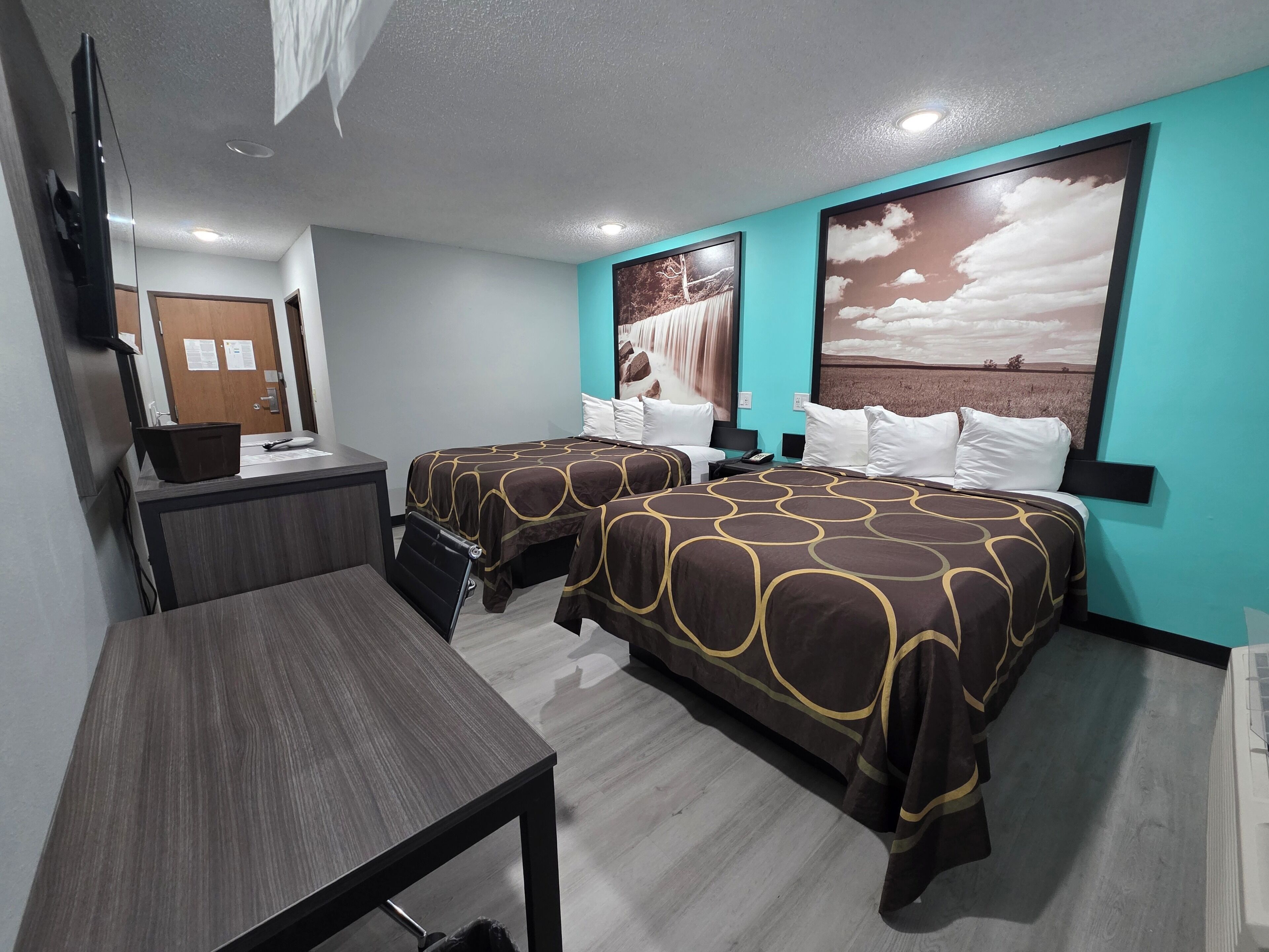 Desk, iron/ironing board, free cribs/infant beds, free WiFi