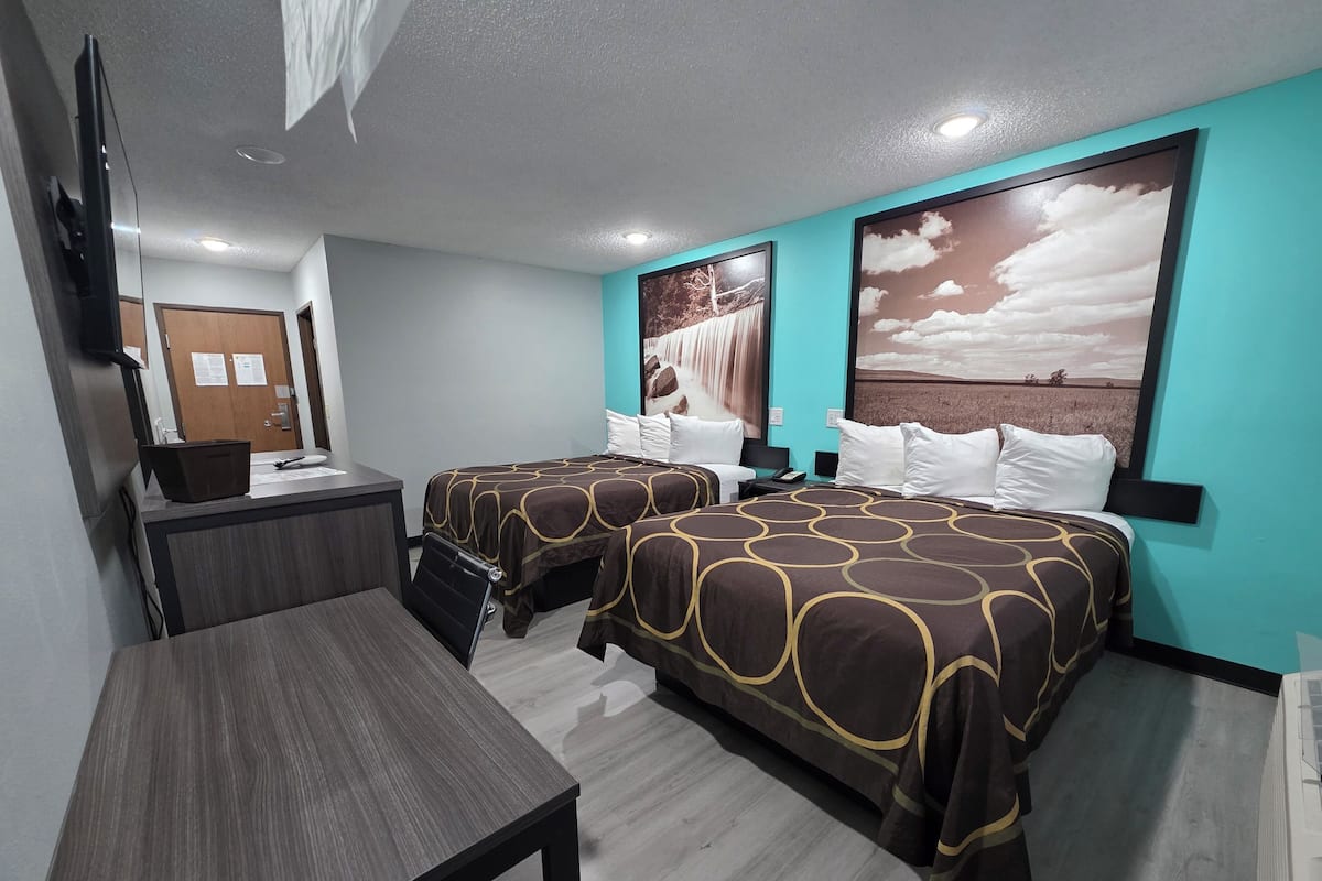 Desk, iron/ironing board, free cribs/infant beds, free WiFi