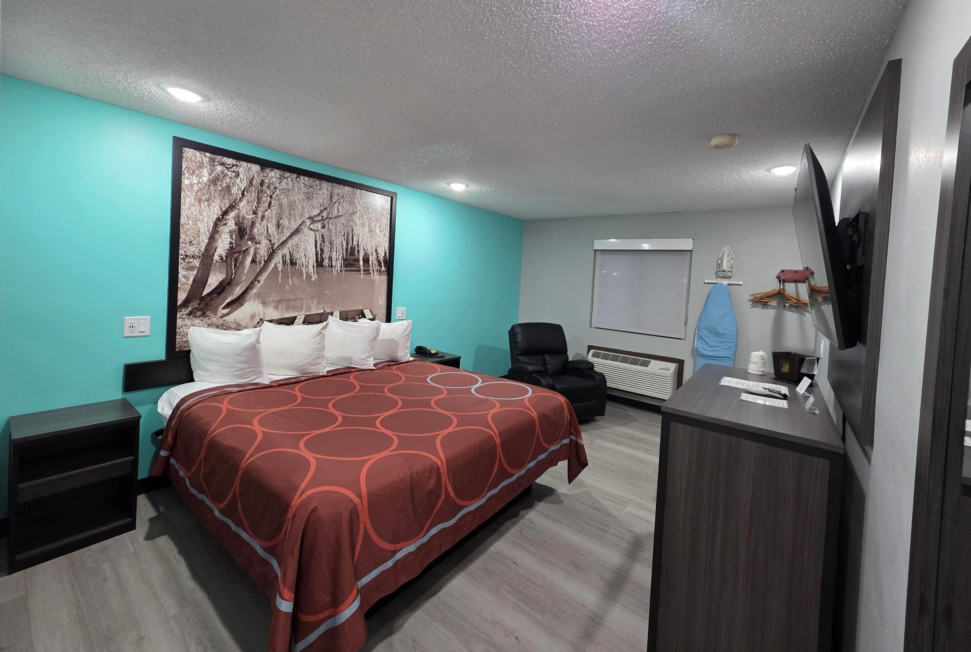 Desk, iron/ironing board, free cribs/infant beds, free WiFi