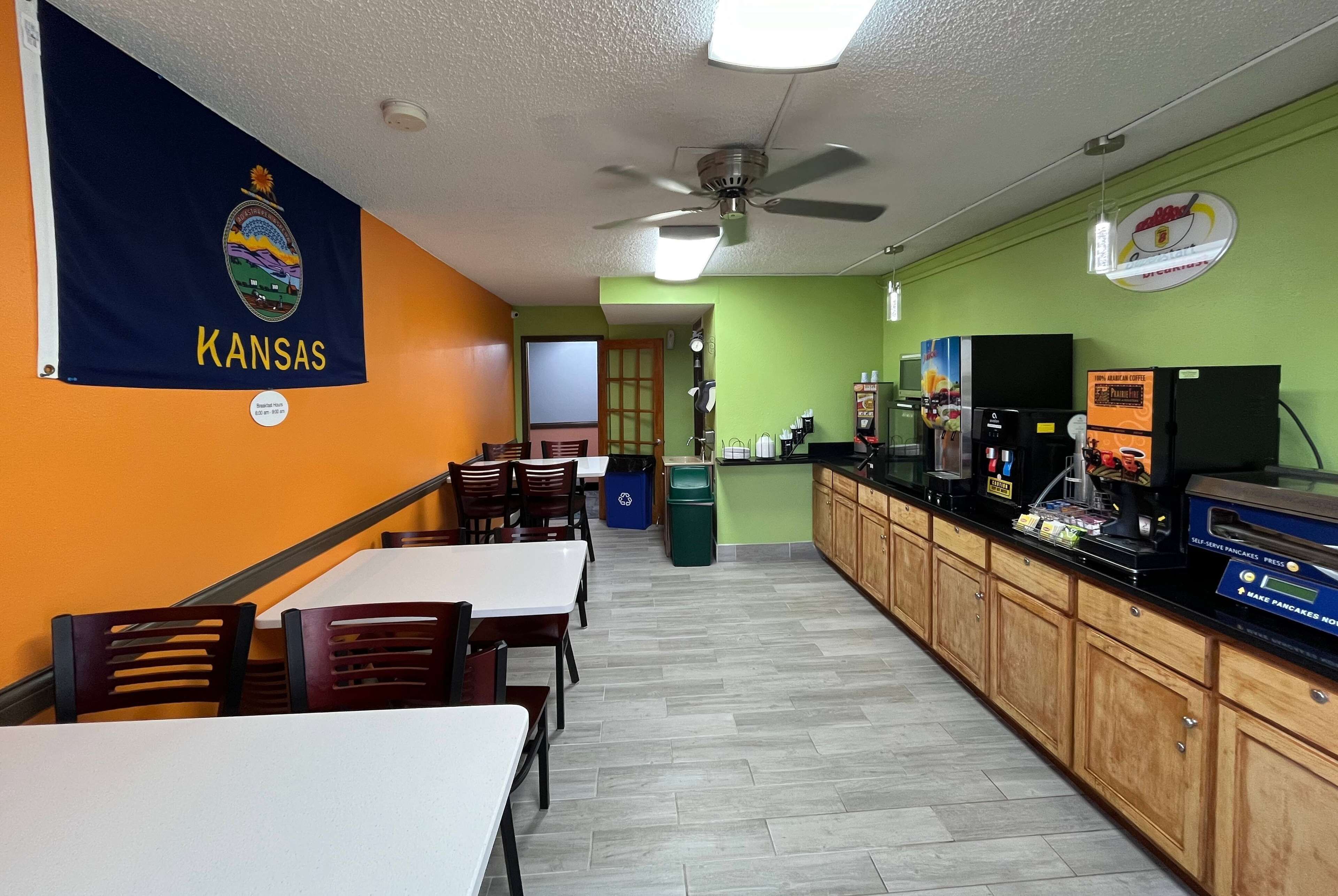 Free daily on-the-go breakfast