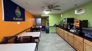 Free daily on-the-go breakfast