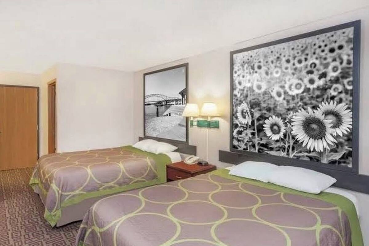 Double Room, 2 Double Beds, Non Smoking | In-room safe, individually decorated, individually furnished, desk