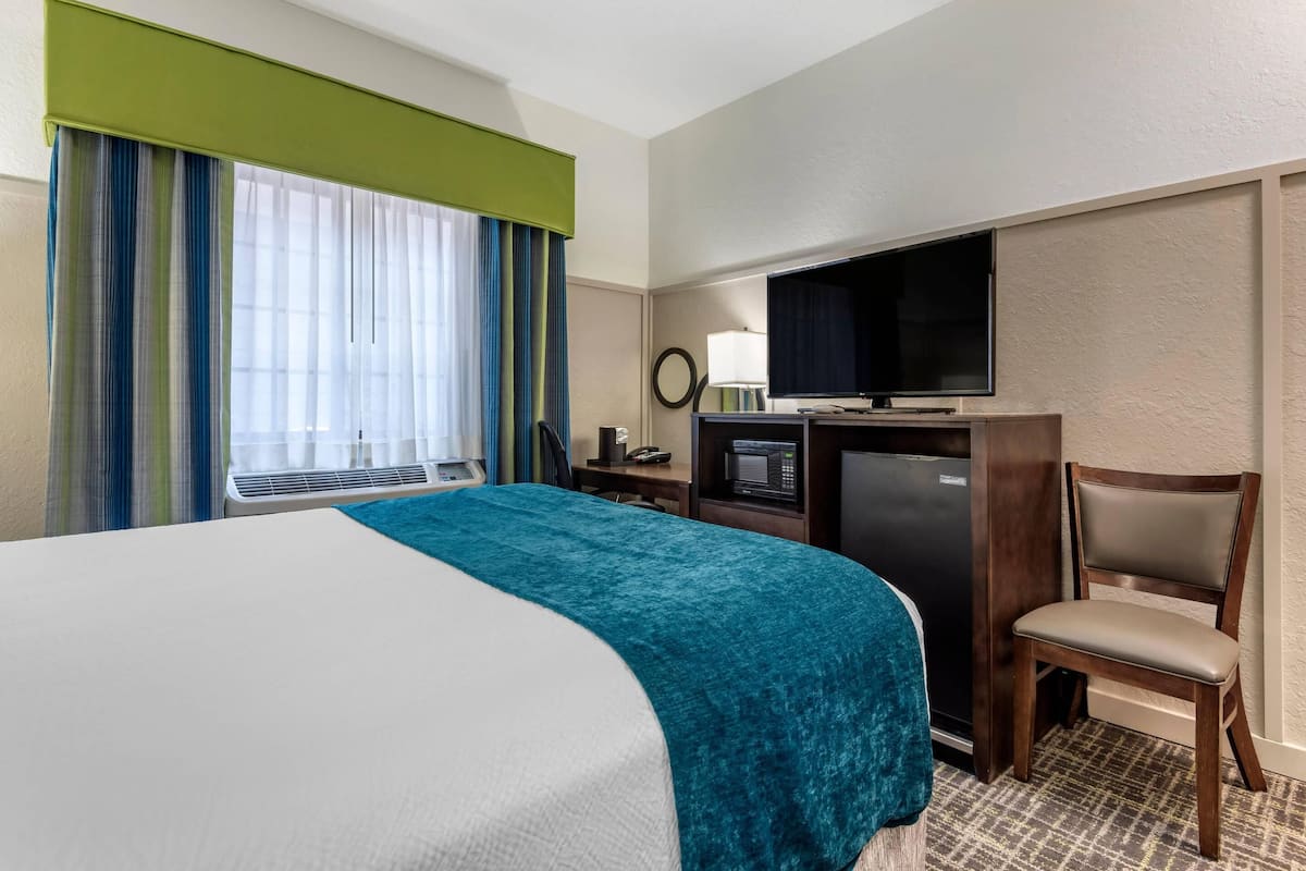 Room, 1 Queen Bed, Accessible, Non Smoking | Egyptian cotton sheets, premium bedding, down comforters, pillowtop beds