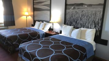 Room, 2 Queen Beds, Non Smoking | Premium bedding, pillow-top beds, desk, iron/ironing board