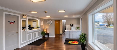 Sala de estar en el lobby