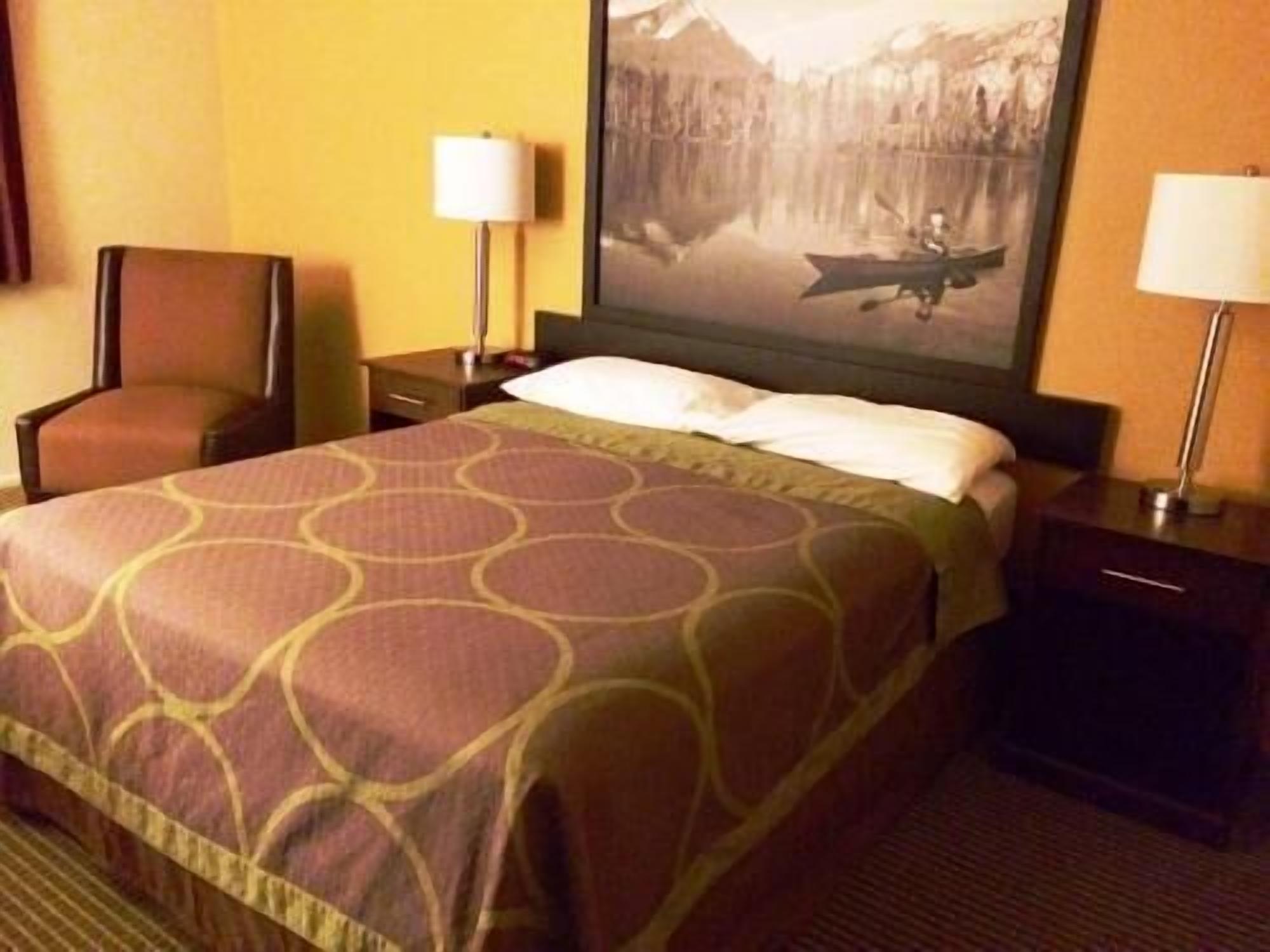Desk, laptop workspace, blackout curtains, travel cot