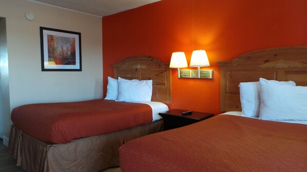 Chambre double, 2 lits doubles