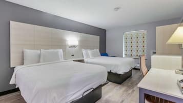 In-room safe, desk, laptop workspace, iron/ironing board