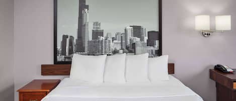 Wi-Fi de cortesia, roupa de cama