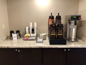 Free daily on-the-go breakfast 
