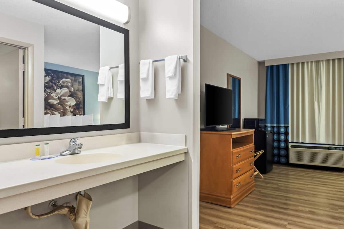 Room, 1 King Bed, Non Smoking (1st Floor) | Desk, iron/ironing board, cribs/infant beds, free WiFi