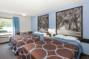 Desk, iron/ironing board, cots/infant beds, free WiFi
