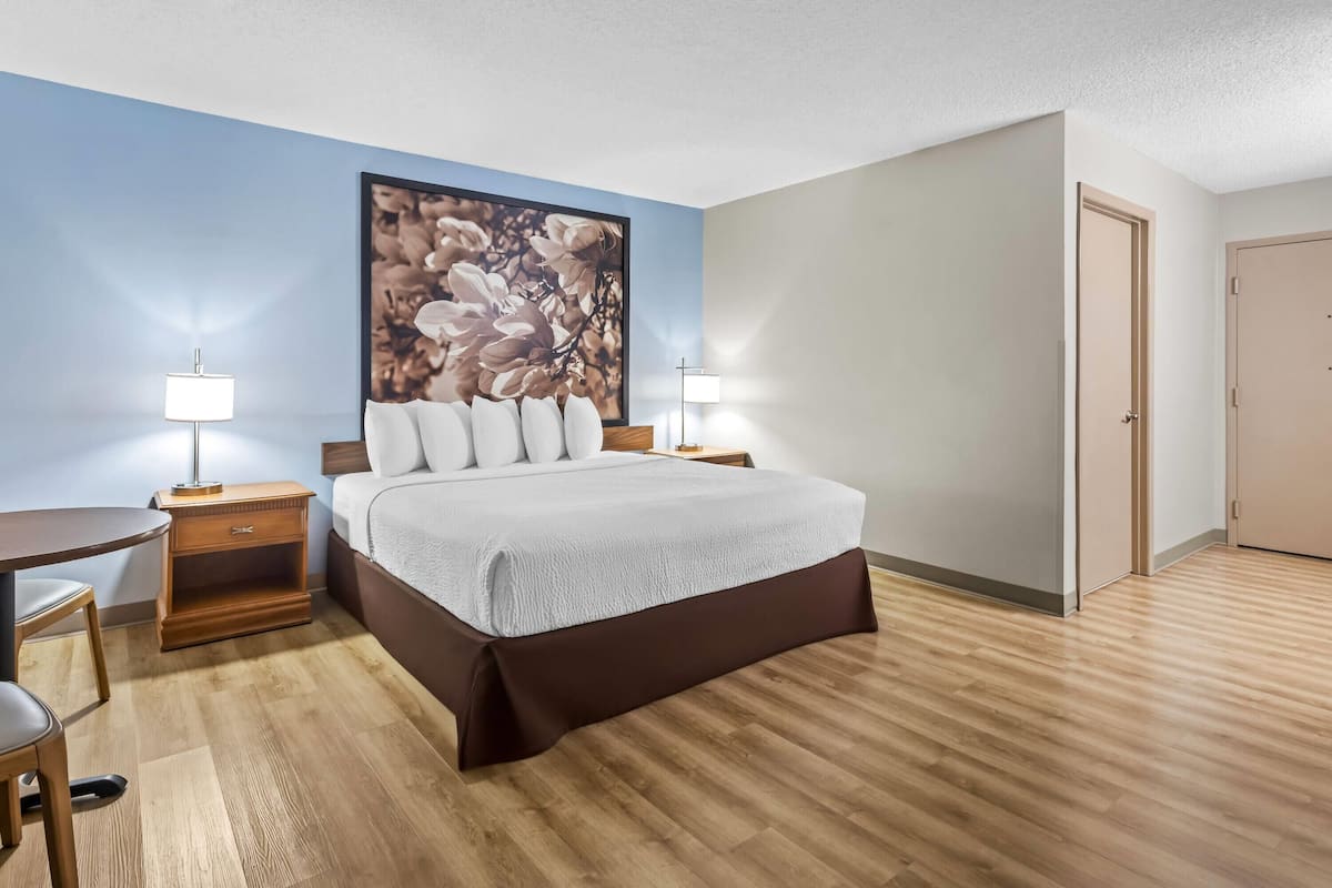 Room, 1 King Bed, Non Smoking (2nd Floor) | Desk, iron/ironing board, cots/infant beds, free WiFi