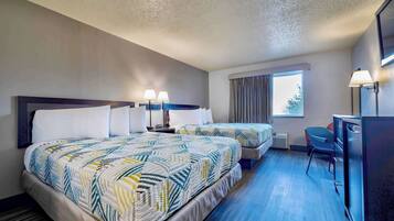 Skrivebord, strykejern/-brett, wi-fi (inkludert) og sengetøy