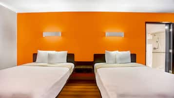 Escritorio, wifi gratis, ropa de cama
