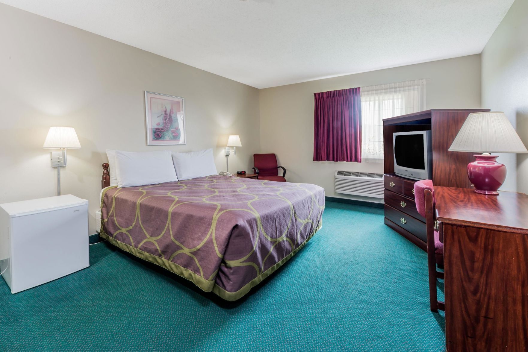 In-room safe, blackout curtains, iron/ironing board