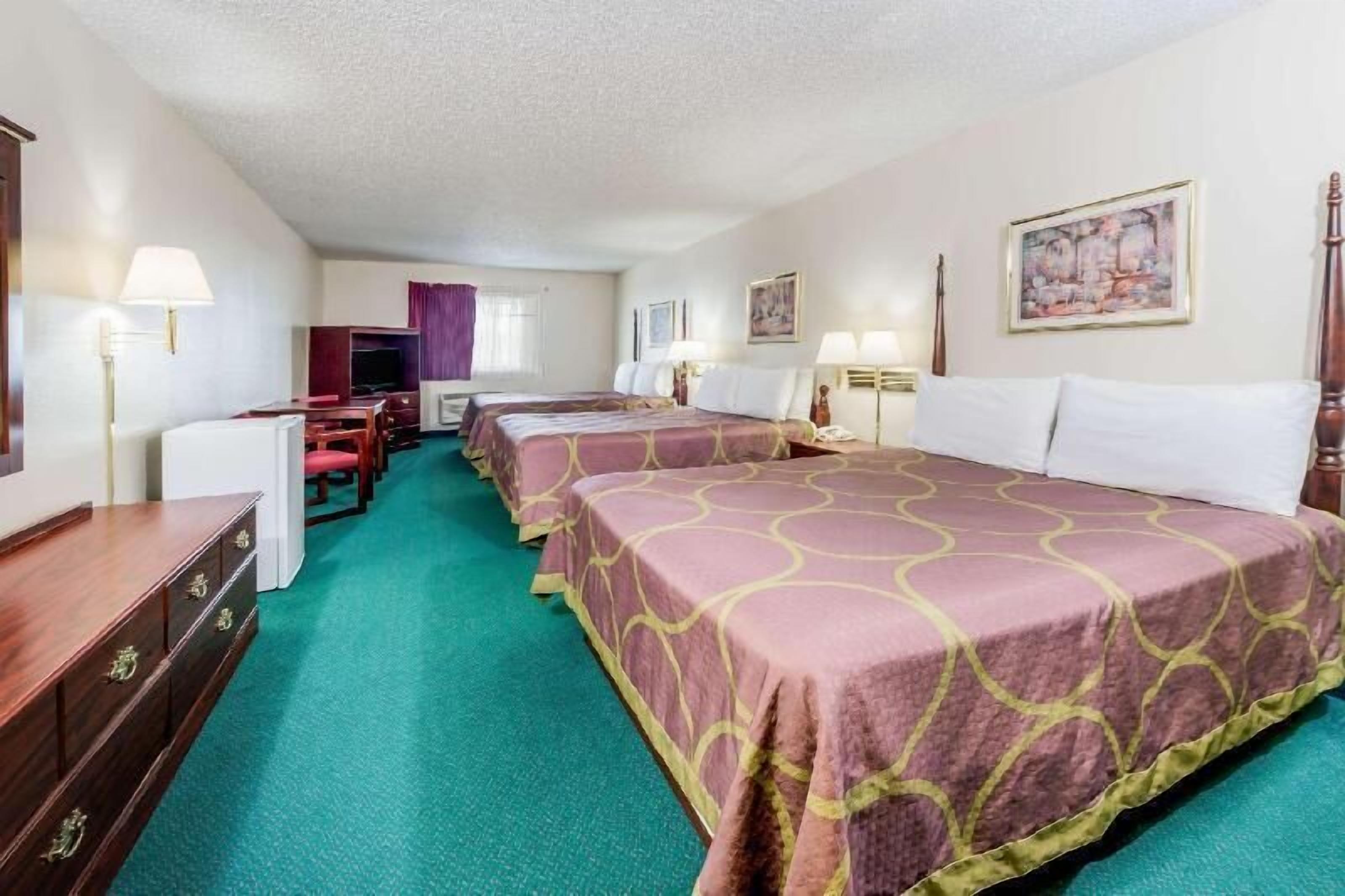 In-room safe, blackout curtains, iron/ironing board