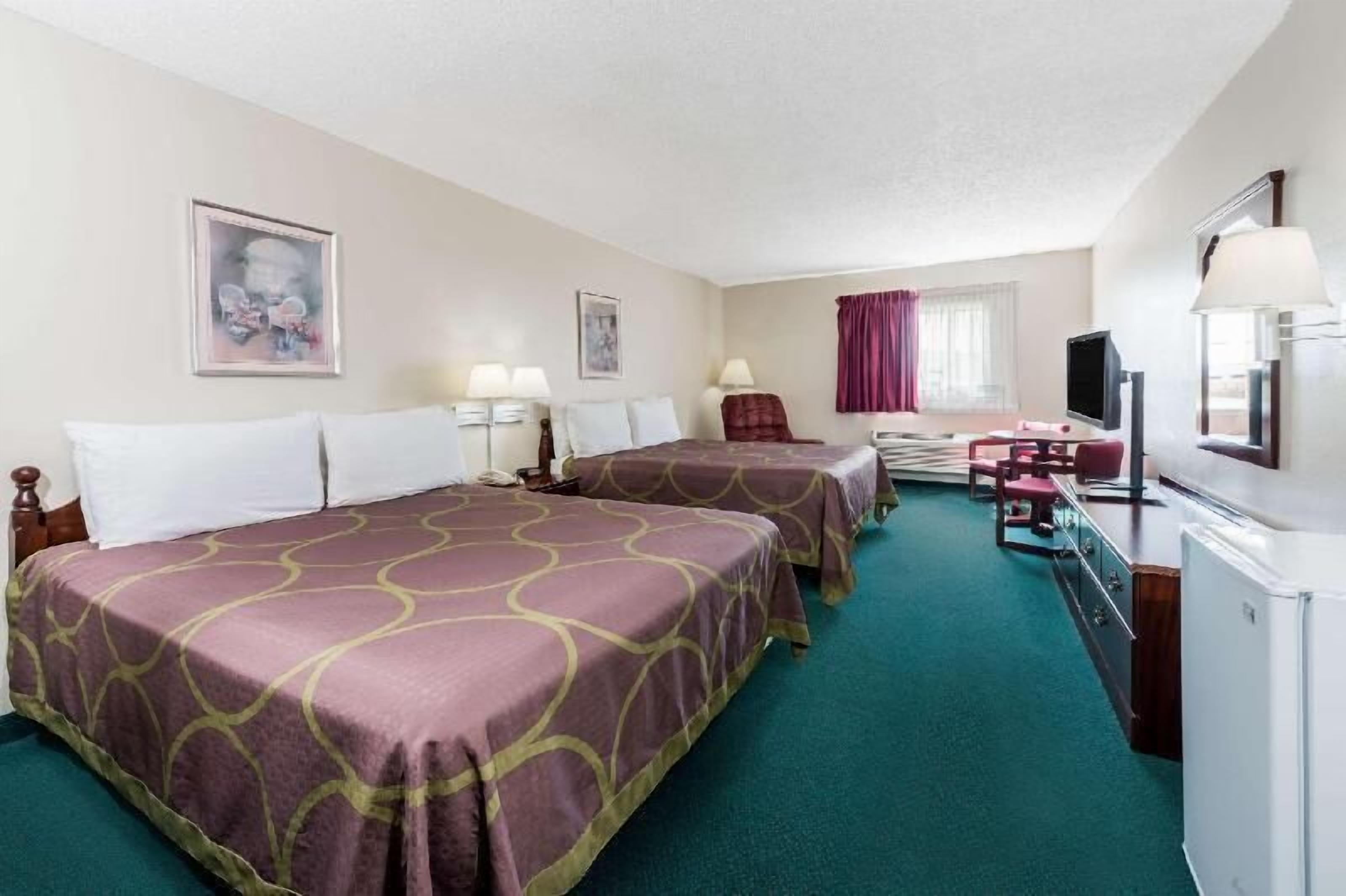 In-room safe, blackout curtains, iron/ironing board