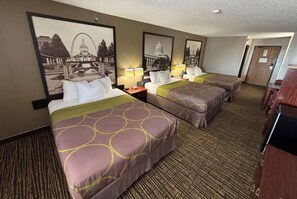 Room, Multiple Beds, Non Smoking | In-room safe, blackout drapes, iron/ironing board