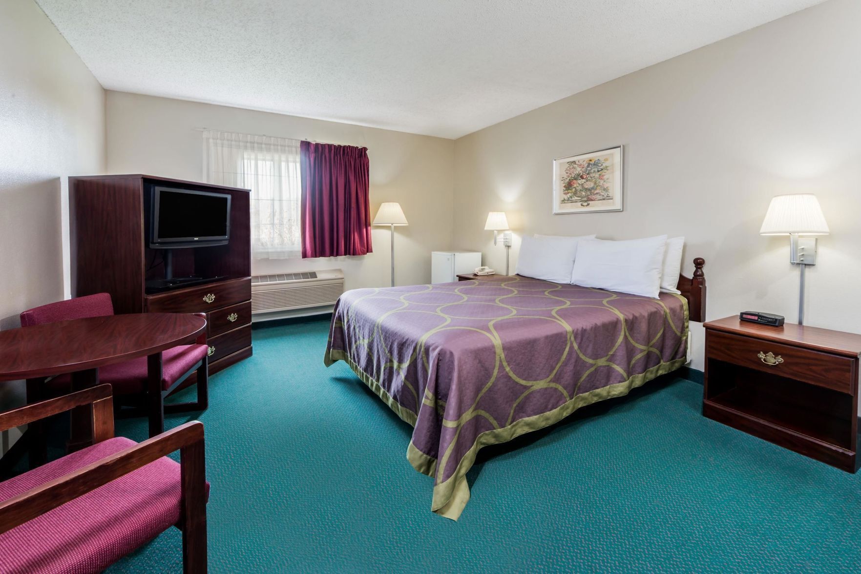In-room safe, blackout curtains, iron/ironing board