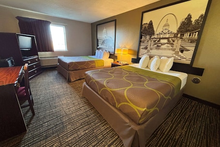 In-room safe, blackout drapes, iron/ironing board