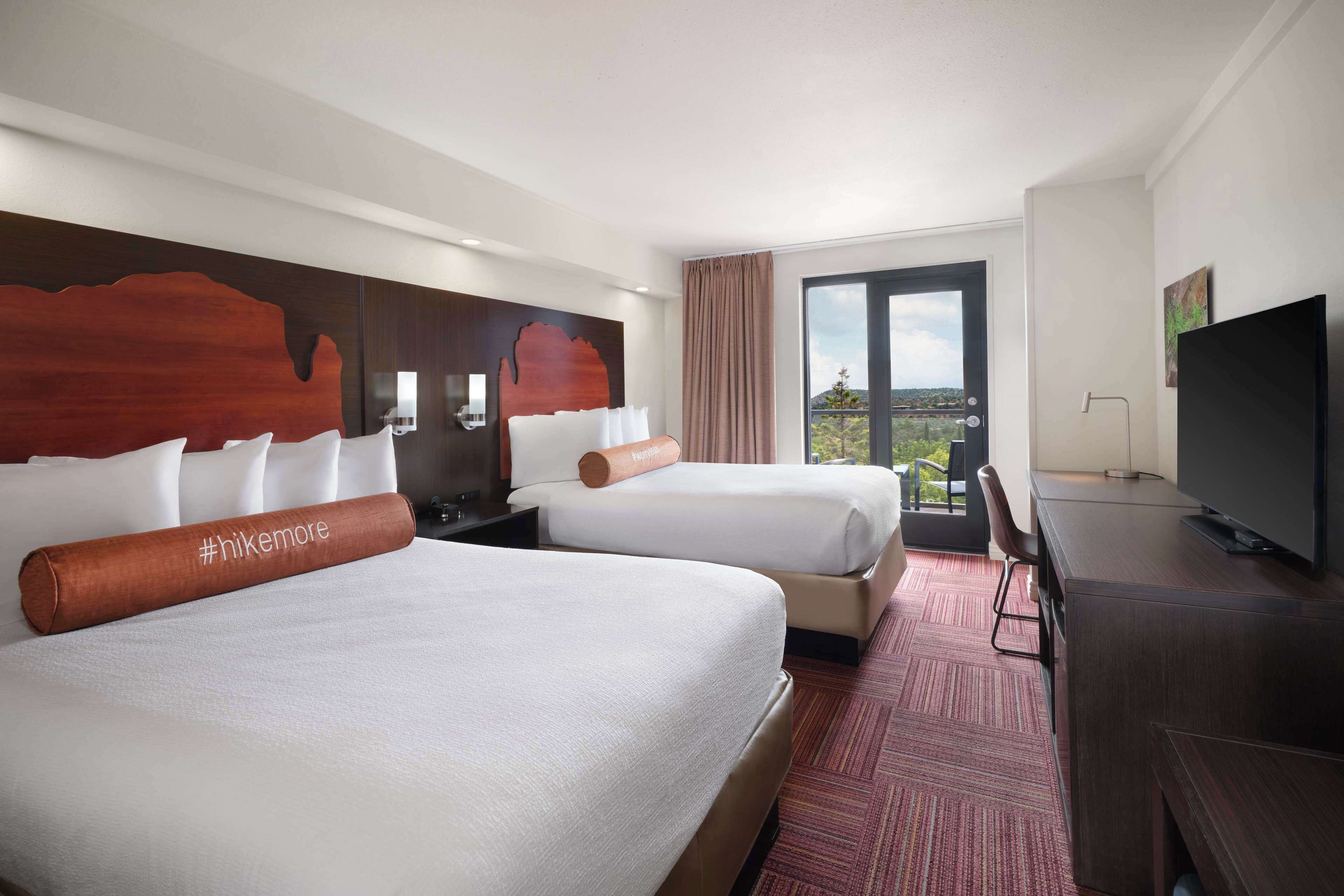 Standard Room, 2 Double Beds, Non Smoking, Balcony | Premium bedding, desk, blackout drapes, cribs/infant beds