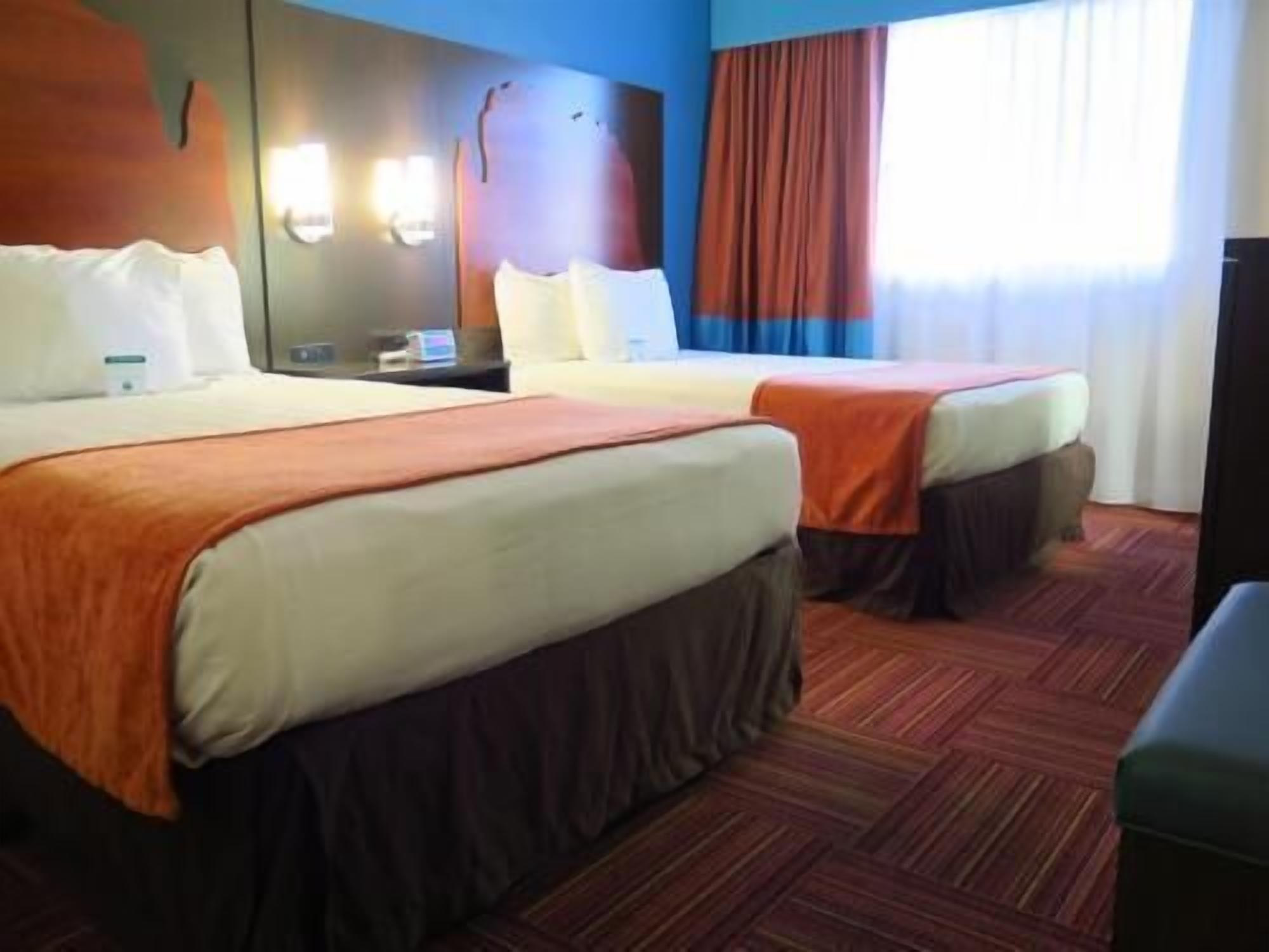 Premium bedding, desk, blackout curtains, cots/infant beds