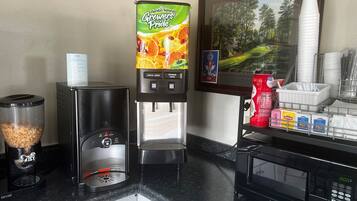 Free daily on-the-go breakfast