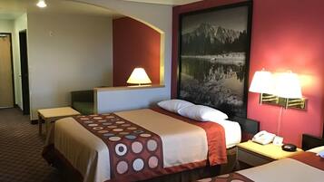 Studio Suite, 2 Queen Beds, Non Smoking | Desk, iron/ironing board, free cribs/infant beds, rollaway beds