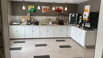 Gratis frukostbuffé varje dag