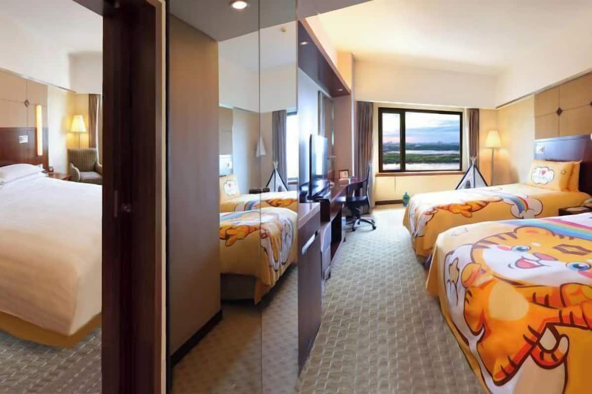 Biancheria da letto di alta qualità, copriletto in piuma, minibar