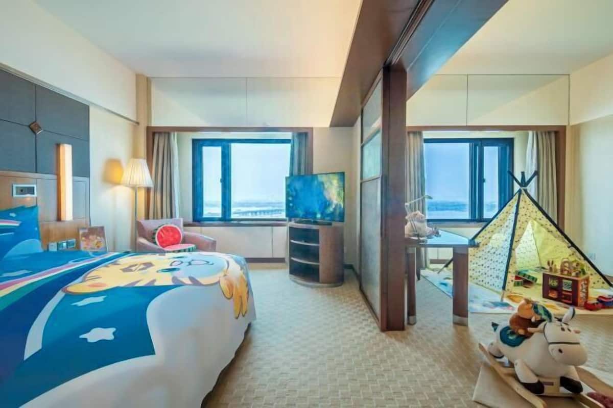 Ropa de cama de alta calidad, edredón y minibar