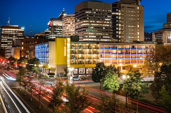 Hotel Exterior at Staypineapple, Hotel Rose, Downtown Portland