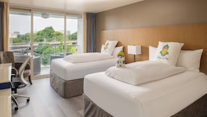 Room, 2 Double Beds, Balcony (Stumptown) | Premium bedding, down comforters, pillowtop beds, in-room safe - Staypineapple, Hotel Rose, Downtown Portland (Portland)