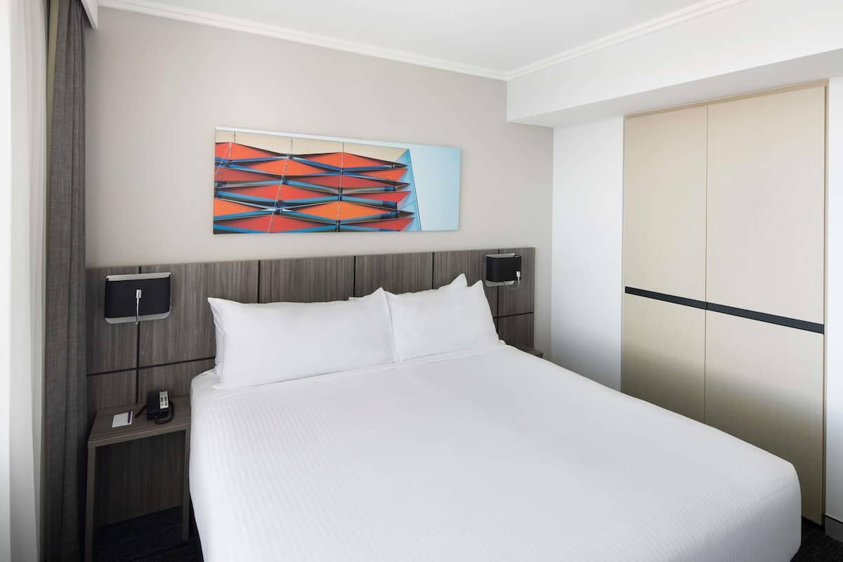 In-room safe, desk, laptop workspace, iron/ironing board